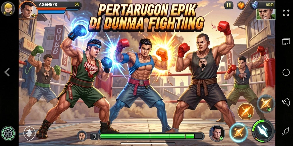 Gameplay AGEN878 yang menegangkan dan seru dalam pertarungan.