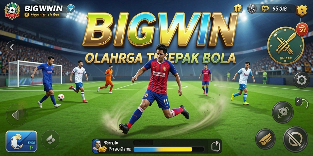 Tampilan gameplay menyenangkan dengan aksi olahraga yang mendebarkan.
