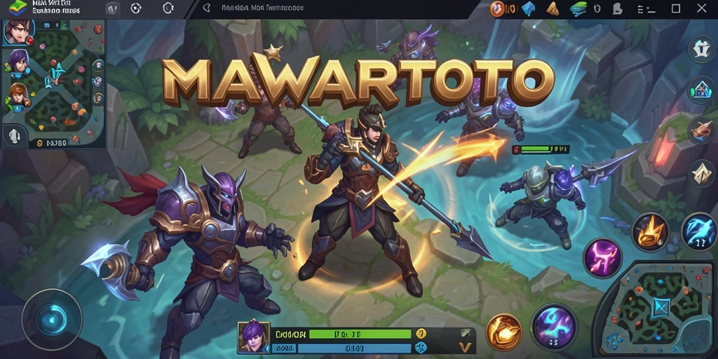 Tangkapan layar gameplay <strong>MAWARTOTO</strong> saat pertempuran sengit antar tim.