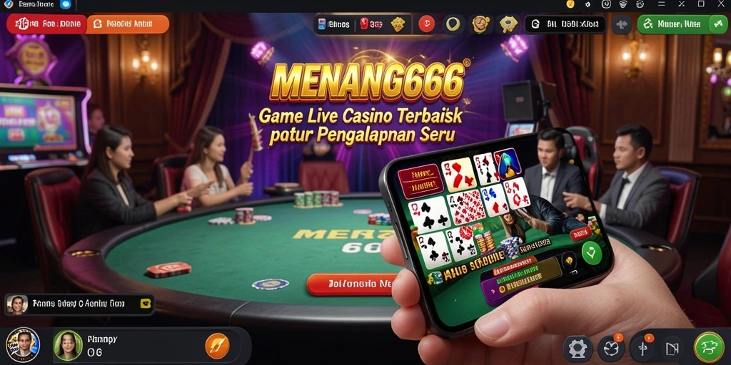 Gameplay seru di Live Casino dengan dealer profesional.