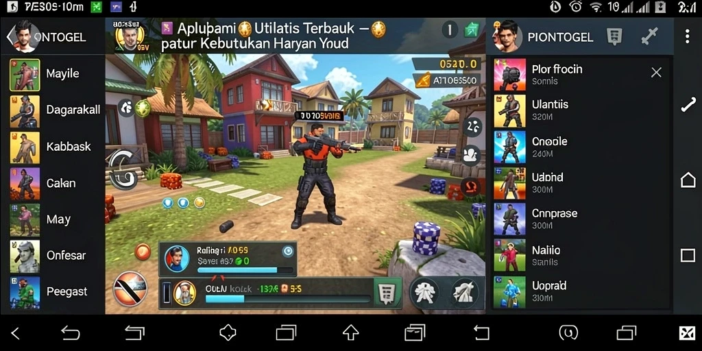 Tampilan antarmuka PIONTOGEL yang intuitif dan user-friendly.
