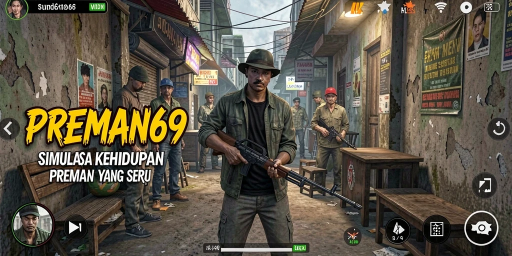 Screenshot gameplay PREMAN69 yang menampilkan aksi penuh tantangan.