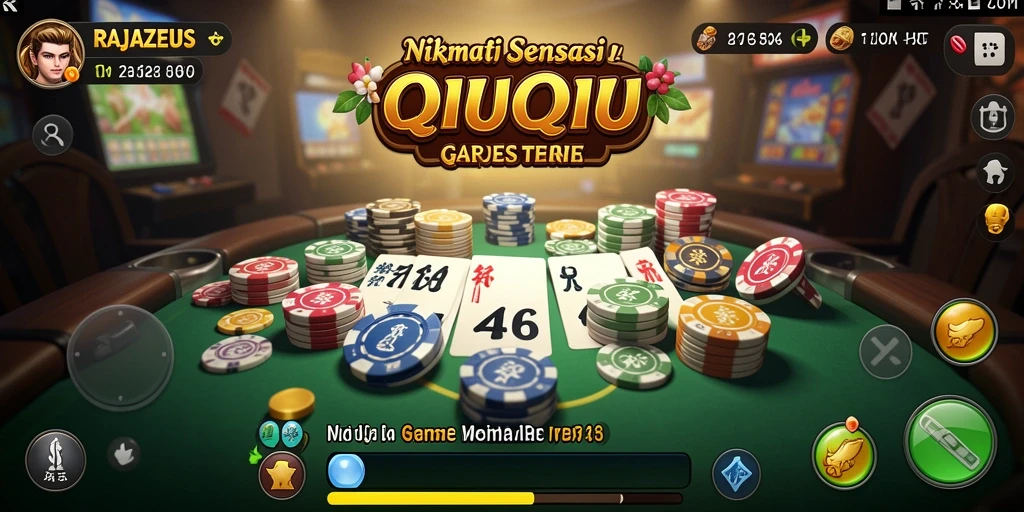 Screenshot gameplay QiuQiu yang seru dan menarik.