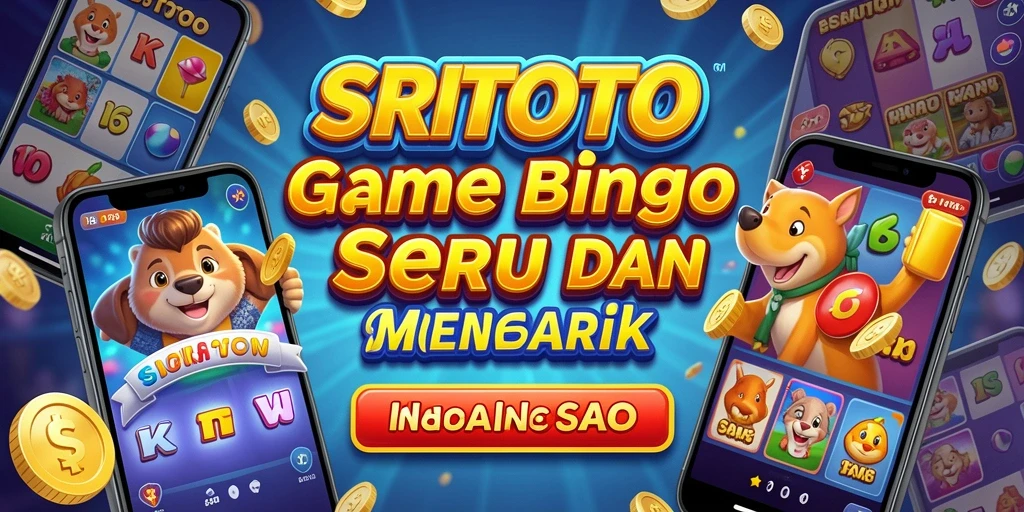 Tampilan menarik dari gameplay Bingo SRITOTO yang seru.