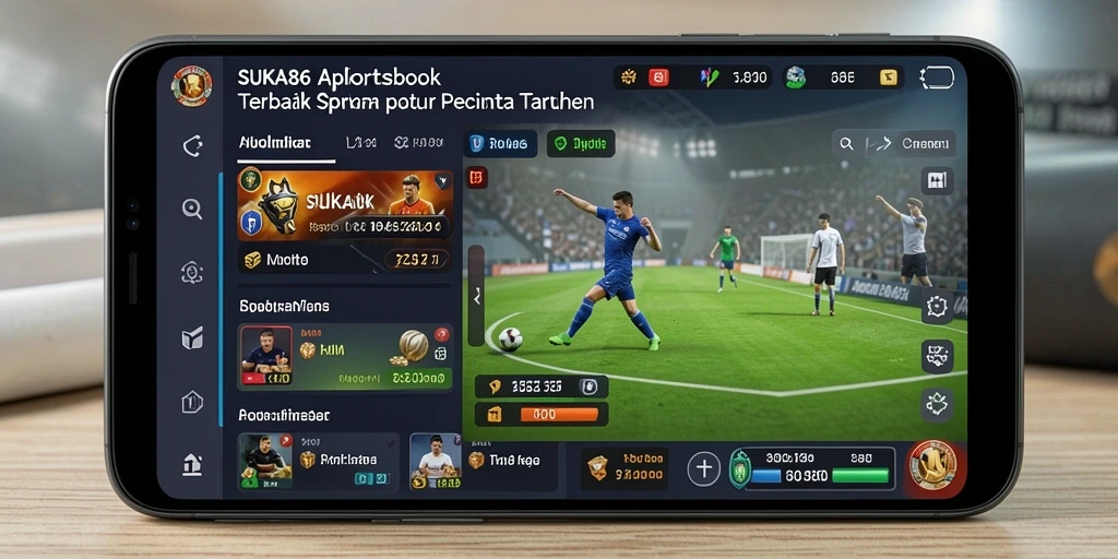 Tampilan menarik aplikasi SUKA86 dengan berbagai opsi taruhan.