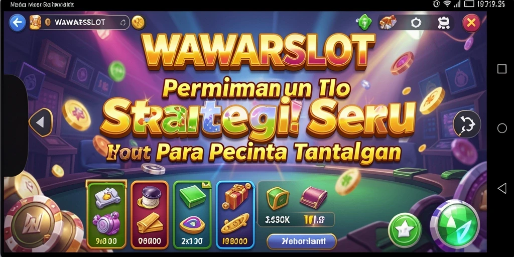 Tampilan menarik dari gameplay <strong>WAWARSLOT</strong> yang penuh strategi dan tantangan.